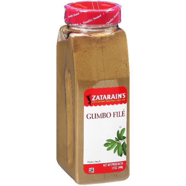 Zatarain's Gumbo File 12 Ounce Size - 6 Per Case.