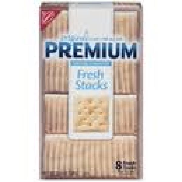 Premium Original Fresh Stacks Saltine Crackers Z 13.6 Ounce Size - 6 Per Case.