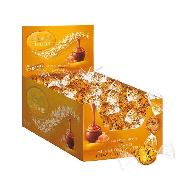 Lindt & Sprungli Truffles Caramel 0.42 Ounce Size - 720 Per Case.