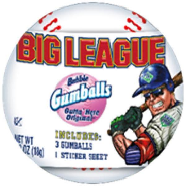 Big League Baseball 0.63 Ounce Size - 24 Per Case.