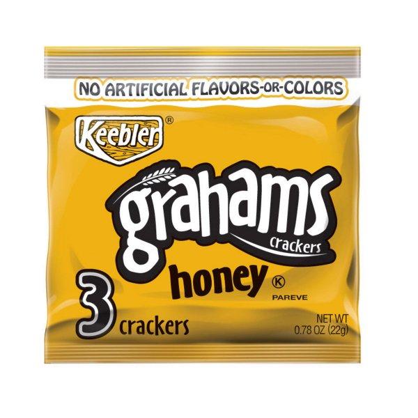 Kellogg's Honey Graham With Calcium Graham Cracker, 0.78 Ounces- 150 Per Case.