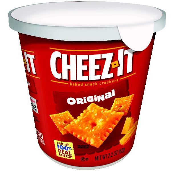 Kellogg's Cheez-It Original Crackers, 2.2 Ounces - 10 Per Case.