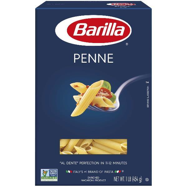 Penne Rigati Barilla USA 16 Ounce Size - 12 Per Case.