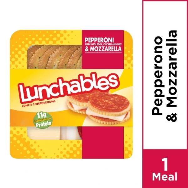 Lunchable Pepperoni & Mozzarella, 2.25 Ounce Size - 16 Per Case.