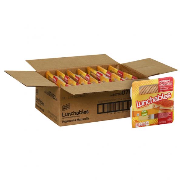 Lunchable Pepperoni & Mozzarella, 2.25 Ounce Size - 16 Per Case.