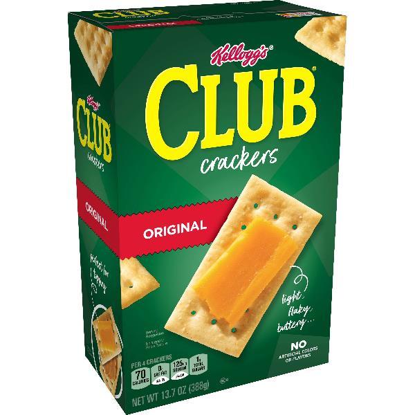 Kellogg's Keebler Original Club Cracker, 13.7 Ounces - 12 Per Case.