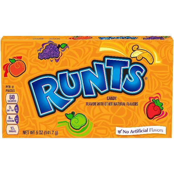 Runts Video Box 5 Ounce Size - 12 Per Case.