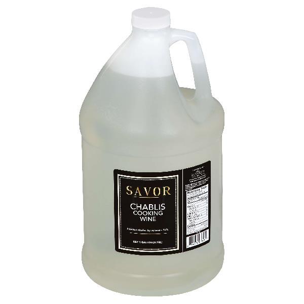 Savor Imports Chablis Cooking Wine 1 Gallon - 4 Per Case.