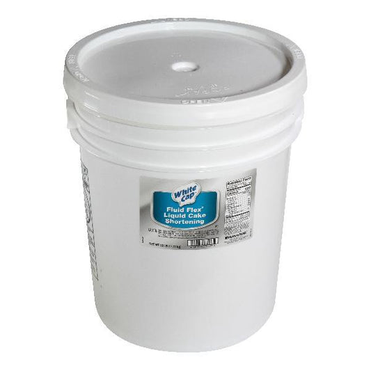 Liquid Cake Shortening White Cap 38 Pound Each - 1 Per Case.