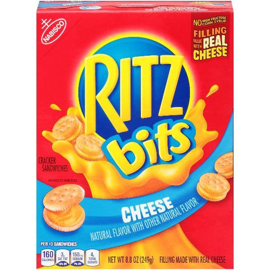 Nabisco Ritz Crackers 8.8 Ounce Size - 12 Per Case.