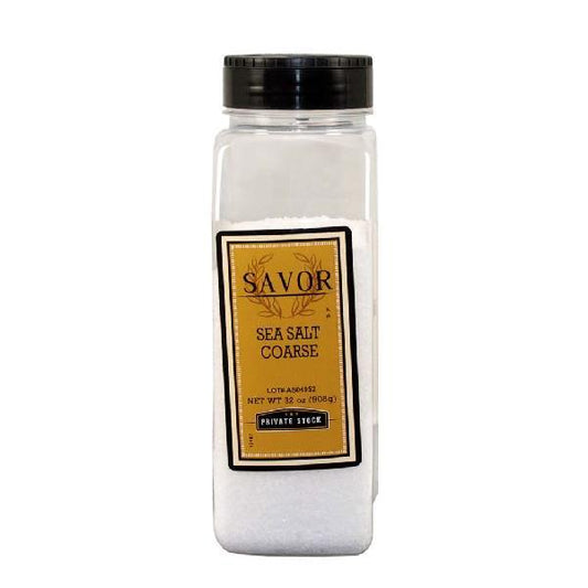 Sea Salt Coarse 32 Ounce Size - 6 Per Case.