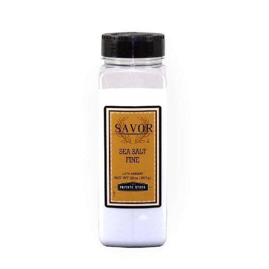 Sea Salt Fine 32 Ounce Size - 6 Per Case.