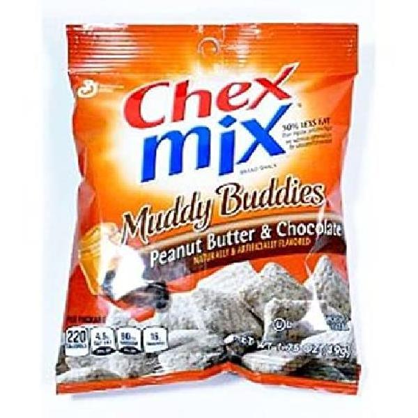 Chex Mix™ Muddy Buddies™ Snack Mix Single Serve Peanut Butter & Chocolate 1.75 Ounce Size - 60 Per Case.