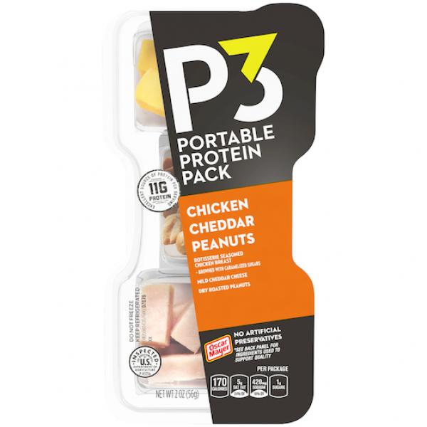 Oscar Mayer P Portable Protein Chicken,cashews, And Monterey Jack, 2 Ounce Size - 10 Per