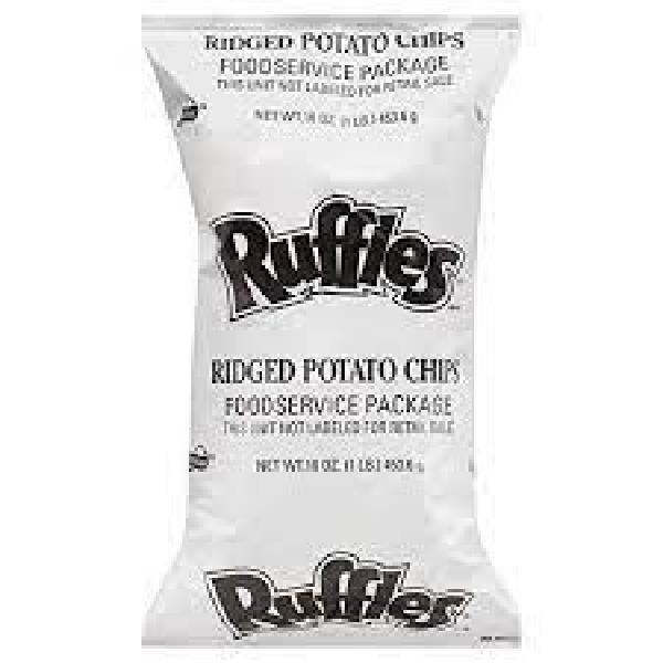 Bulk Ruffles 1 Pound Each - 8 Per Case.