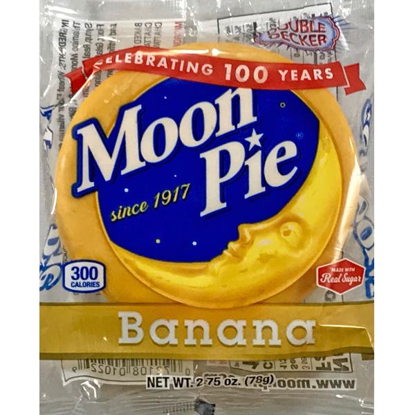 Banana Double Decker Moonpie Marshmallow Sandwich Case1 Each - 54 Per Case.