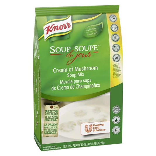 Knorr Soups Sdj Crm Mushroom 19.6 Ounce Size - 4 Per Case.