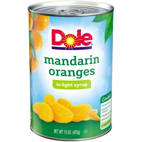 Mandarin Orange In Light Syrup 15 Ounce Size - 12 Per Case.