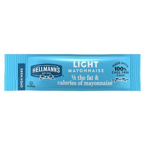 Hellmann's Mayo Light 0.38 Fluid Ounce - 210 Per Case.