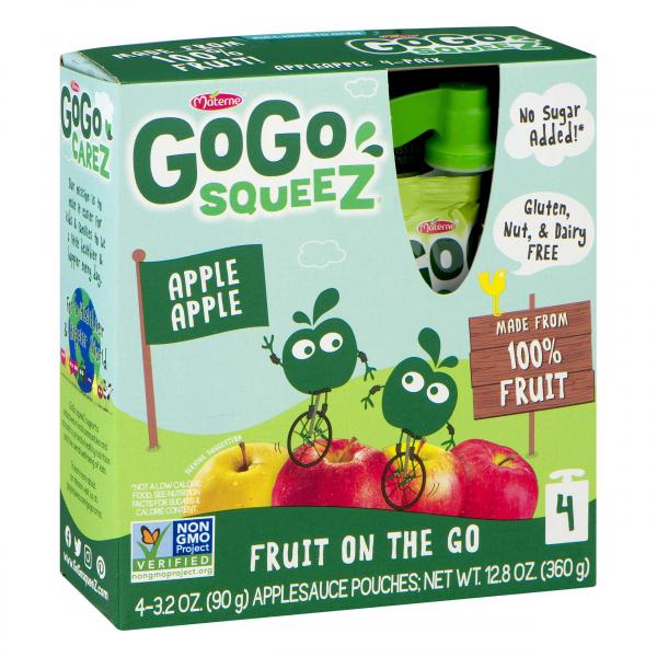 Gogo Apple Apple 4 Each - 12 Per Case.