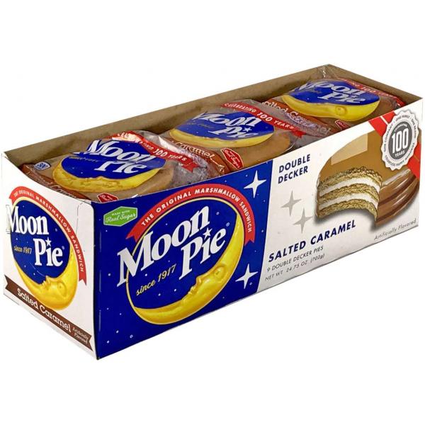 Salted Caramel Double Decker Moonpie 2.75 Ounce Size - 81 Per Case.