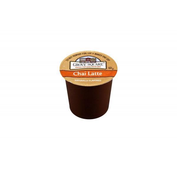 Grove Square Single Cup Chai Latte 13.12 Ounce Size - 4 Per Case.