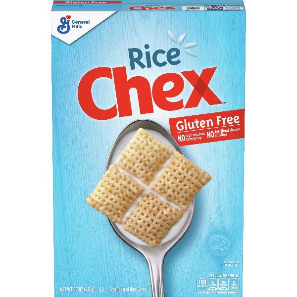 Rice Chex™ Cereal Box 12 Ounce Size - 10 Per Case.