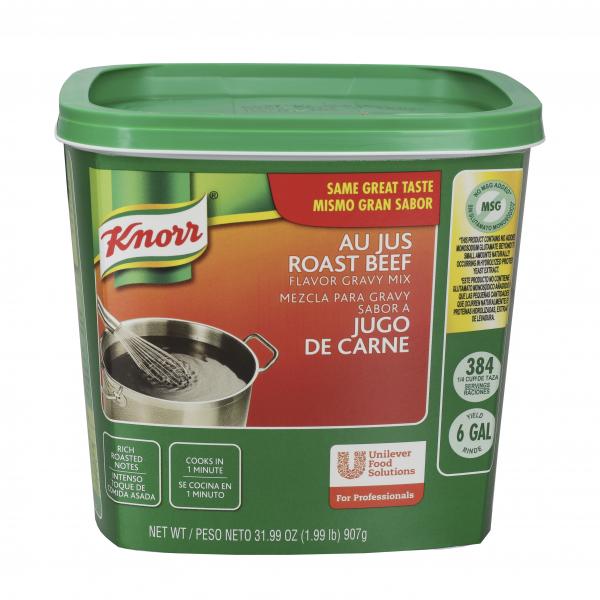 Knorr Gravy Dry Mix Tub Roast Beef 1.99 Pound Each - 4 Per Case.