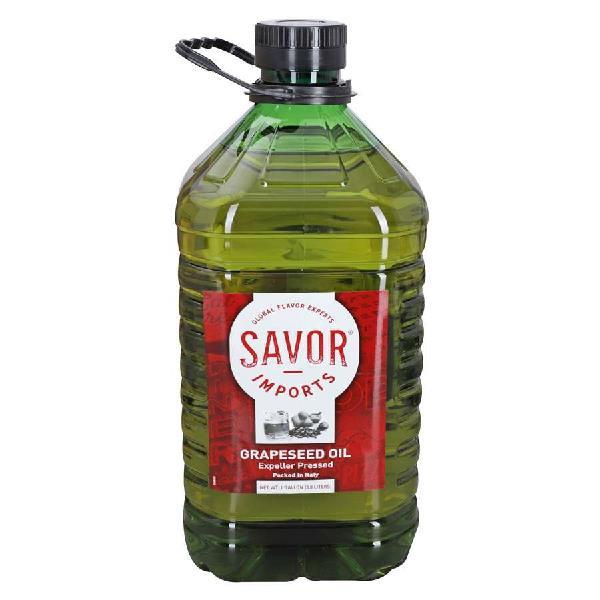 Savor Imports Grapeseed Oil Pet Plastic Gallon 1 Gallon - 4 Per Case.