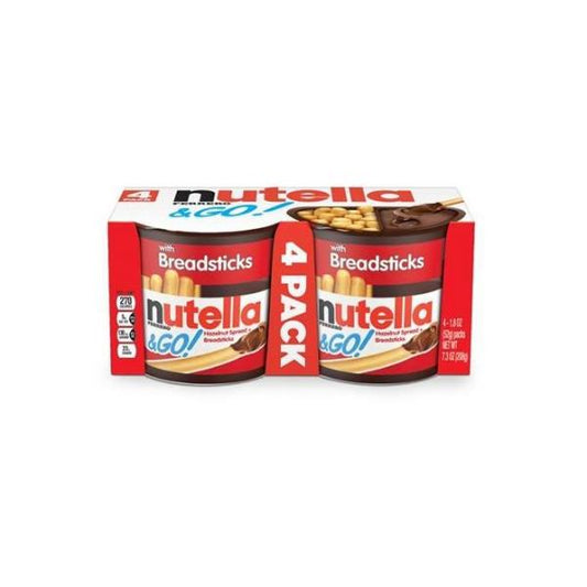 Nutella & Go Unit Breadstick 7.3 Ounce Size - 6 Per Case.