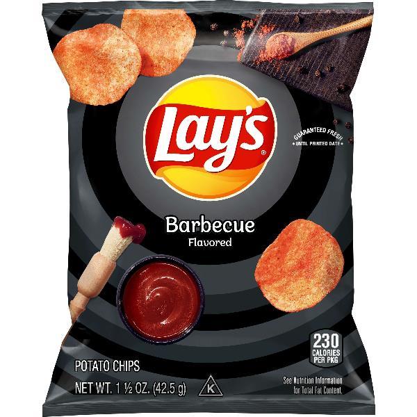 Lss Lays BBQ 1.5 Ounce Size - 64 Per Case.