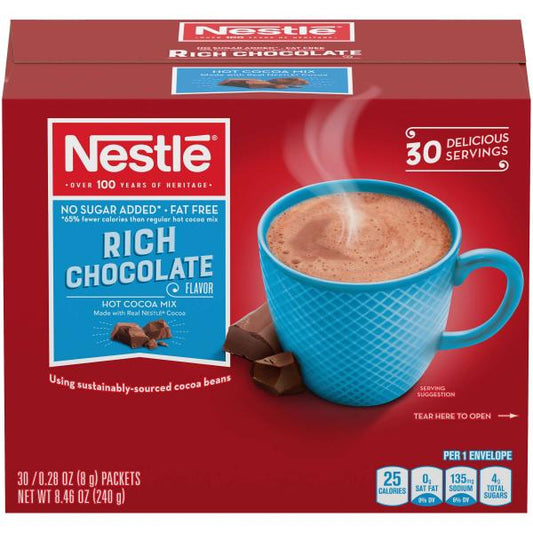 Nestle Hot Cocoa Mix 0.28 Ounce Size - 180 Per Case.