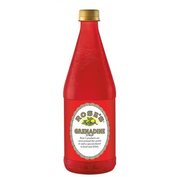 Roses Grenadine Pet 25 Fluid Ounce - 12 Per Case.