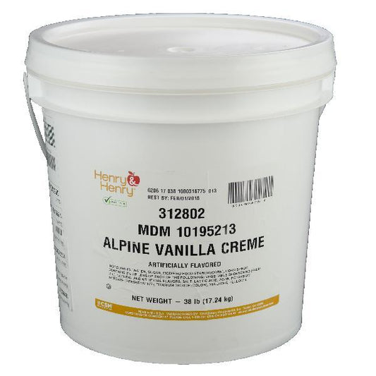 Alpine Vanilla Creme 38 Pound Each - 1 Per Case.