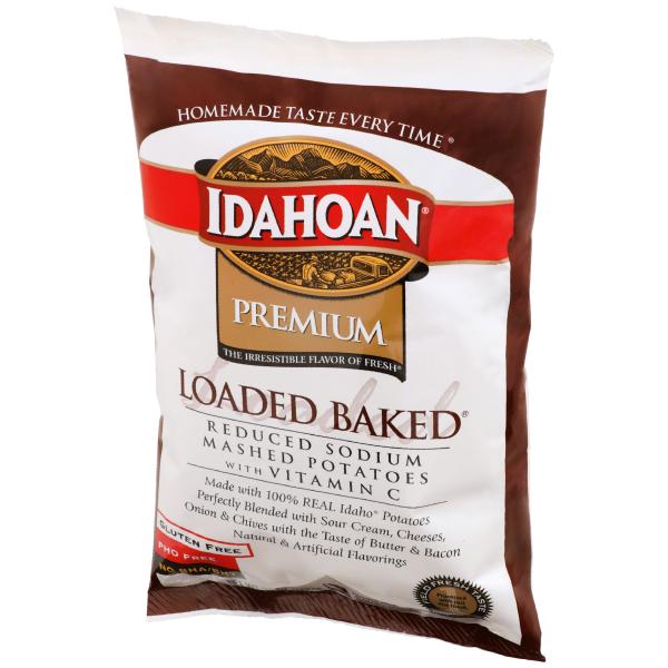 Idahoan® Smartmash® Reduced Sodium Loadedbaked® Mashed Potatoes With Vit 31 Ounce Size - 12 Per Case.