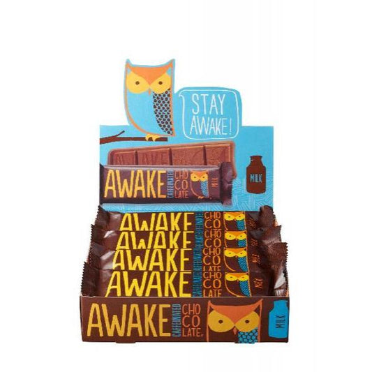 Awake Chocolate Awake Caff Milk Chocolate Xpkmaster 1.55 Ounce Size - 72 Per Case.