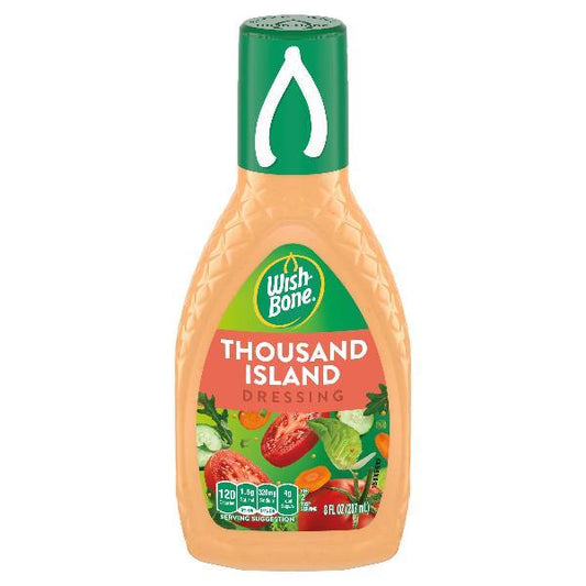 Wish Bone Thousand Island Dressing FlBottles 8 Fluid Ounce - 12 Per Case.