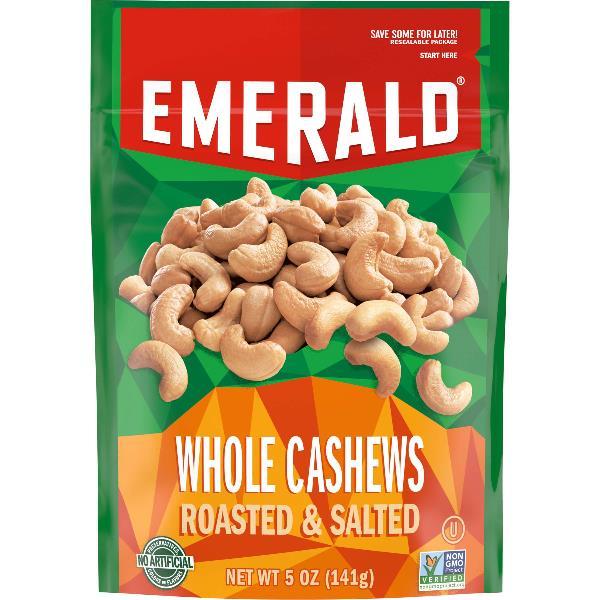 Nut Cashew Whole Roasted & Salted 5 Ounce Size - 6 Per Case.