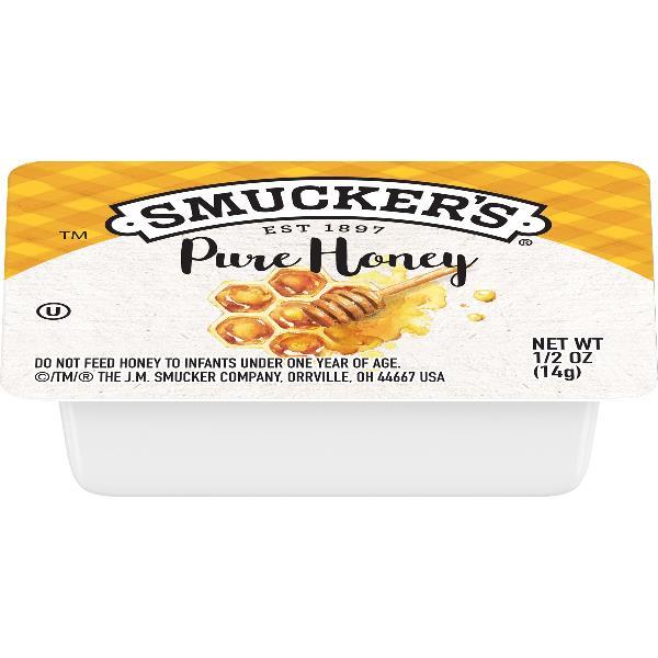 Smucker Pure Honey Plastic 0.5 Ounce Size - 6.25 Pound Per Case.