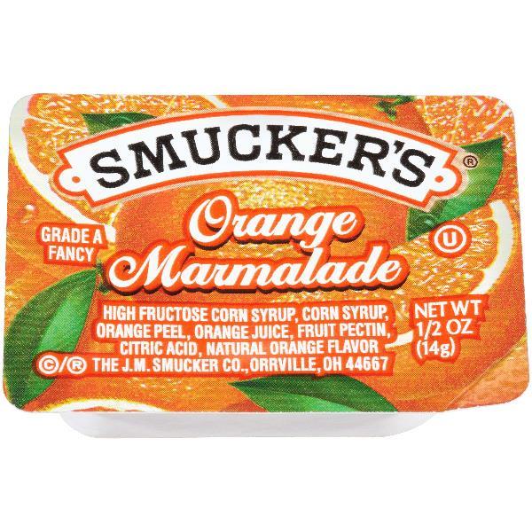 Smucker Orange Marmalade Plastic 0.5 Ounce Size - 6.25 Pound Per Case.