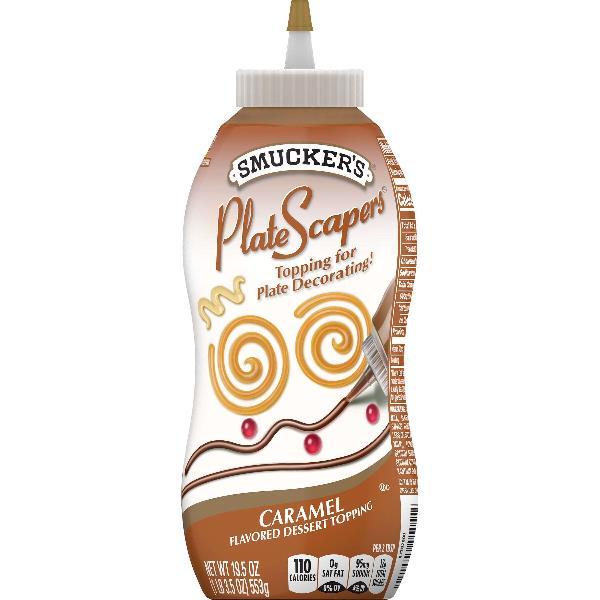 Smucker Caramel Platescapers 19.5 Ounce Size - 12 Per Case.