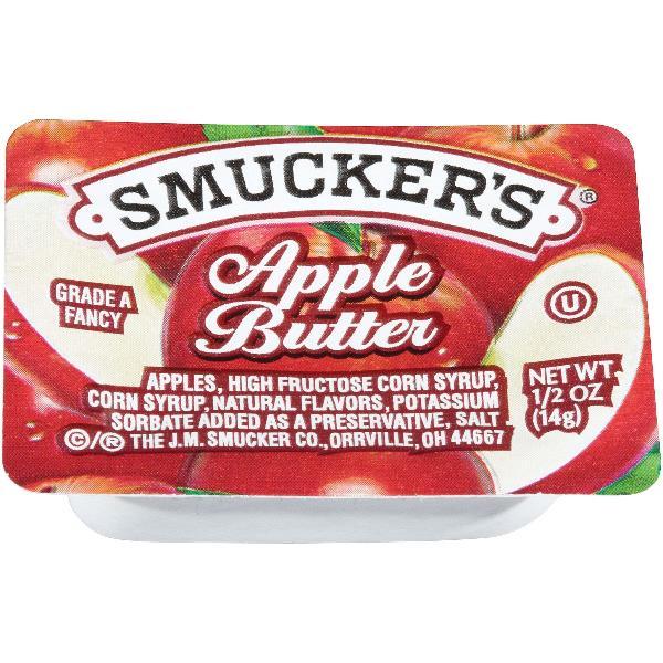 Smucker Apple Butter Plastic 0.5 Ounce Size - 6.25 Pound Per Case.