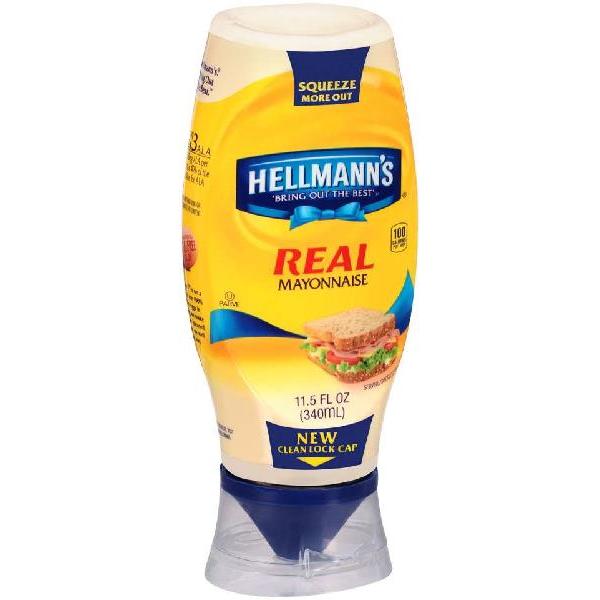 Hellmann's Mayonaise Real 11.5 Fluid Ounce - 12 Per Case.