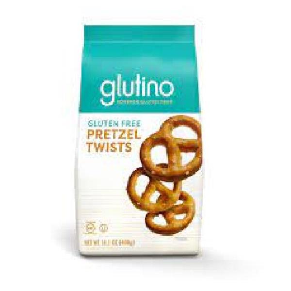 Glutino Pretzel Twists 14.1 Ounce Size - 12 Per Case.