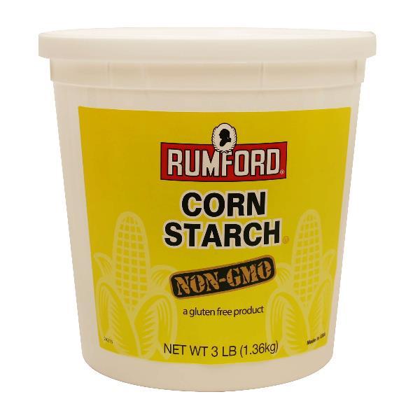 Rumford Non Gmo Corn Starch 3 Pound Each - 6 Per Case.