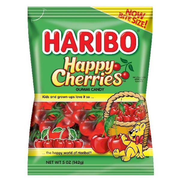 Haribo Confectionery Happy Cherries Pb 5 Ounce Size - 12 Per Case.