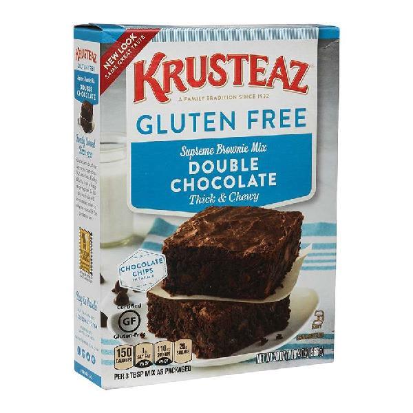 Krusteaz Gluten Free Brownie Mix 20 Ounce Size - 8 Per Case.