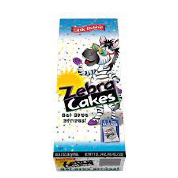 Fieldstone Bakery Little Debbie Vending Zebra Cakes 1 Each - 54 Per Case.