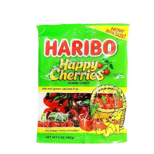 Haribo Confectionery Twin Cherries Bulk 5 Pound Each - 6 Per Case.