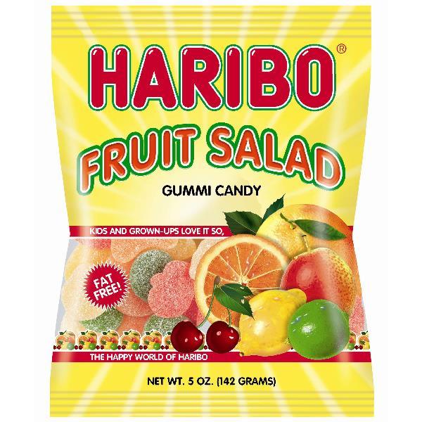 Haribo Confectionery Fruit Salad 5 Ounce Size - 12 Per Case.